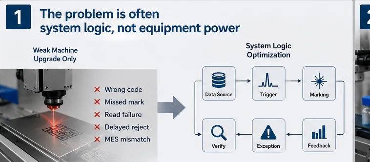 Why Replacing Equipment Alone Often Does Not Solve Industrial Marking Problems