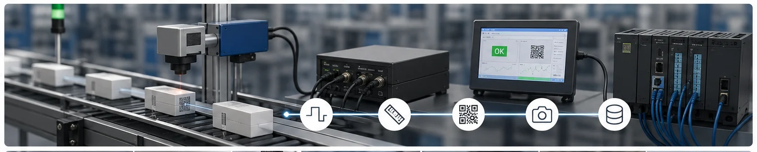 Laser marking line speed, interfaces and production integration