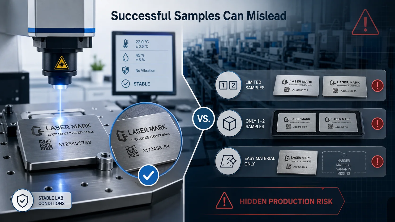 Laser Marking Material Testing: Why a Good Sample Does Not Prove Mass Production Stability