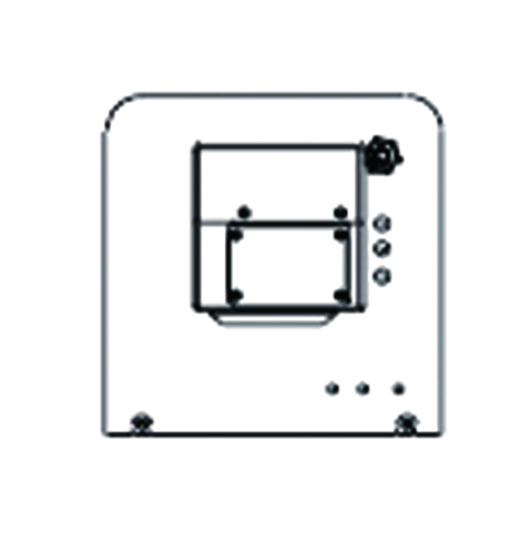 MZ520U front-panel technical drawing